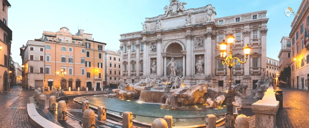 roma trevi fountain