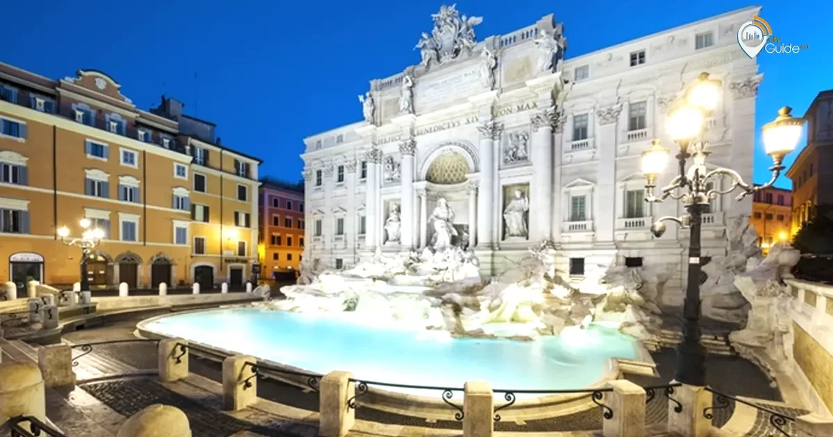 roma trevi fountain